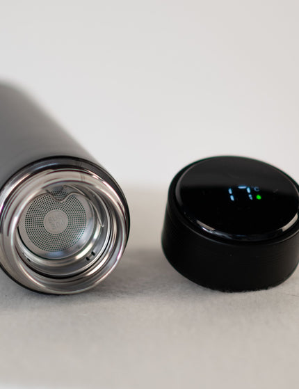 Bouteille isotherme Rose avec écran LED
